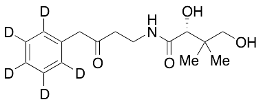 (2R)-2-hydroxy-3-(hydroxymethyl)-3-methyl-N-(3-oxo-4-phenylbutyl)butanamide-d5