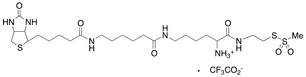 N-Methanethiosulfonylethylene-N6-(6-biotinamidocaproyl)lysineamido-N-Alpha-ammonium Trifluoroacetic Acid Salt