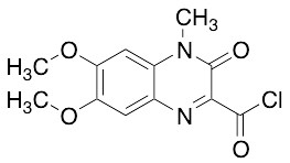 6,7-Dimethoxy-4-methyl-3-oxo-3,4-dihydroquinoxaline-2-carbonyl Chloride
