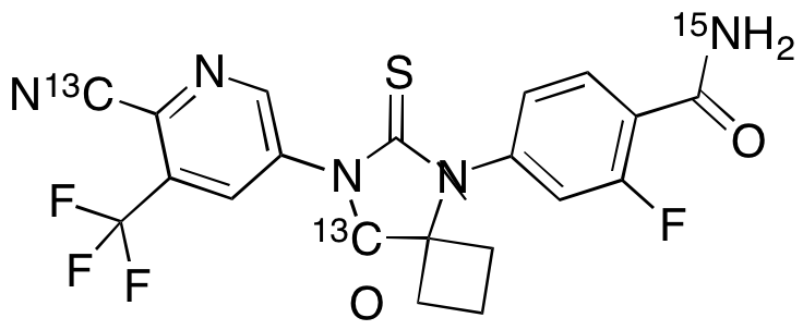 N-Desmethyl Apalutamide D-13C215N
