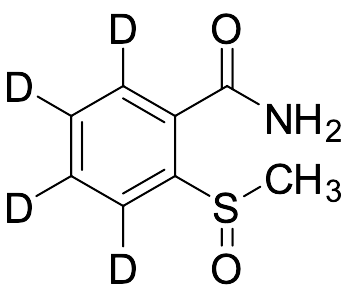 2-(Methylsulfinyl)benzamide-3,4,5,6-D₄