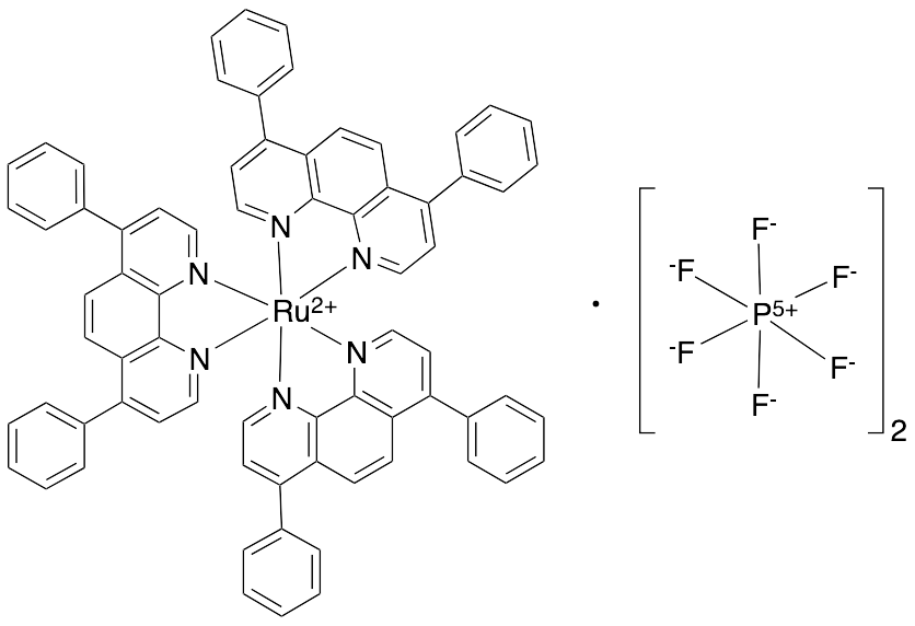 Tris(4,7-diphenyl-1,10-phenanthroline)ruthenium(II) bis(hexafluorophosphate) complex