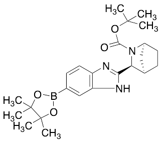 tert-Butyl (1S,3S,4R)-3-(6-(4,4,5,5,-Tetramethyl-1,3,2-dioxaborolan-2-yl)-1H-benzo[d]imidazol-2-yl)-2-azabicyclo[2.2.1]heptane-2-carboxylate