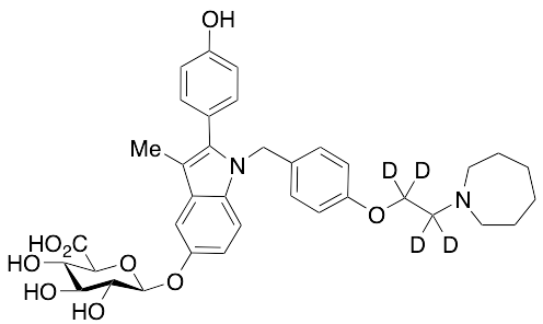 Bazedoxifene-d4 5-beta-D-Glucuronide