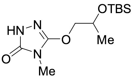 tert-Butyldimethylsilyl)oxy)propoxy)-4-methyl-2,4-dihydro-3H-1,2,4-triazol-3-one