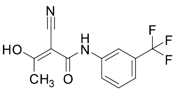 2-Cyano-3-hydroxy-N-[3-(trifluoromethyl)phenyl]-2-butenamide
