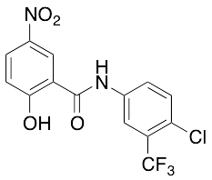 N-[4-Chloro-3-(trifluoromethyl)phenyl]-2-hydroxy-5-nitrobenzamide
