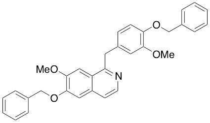 7-Methoxy-1-[[3-methoxy-4-(phenylmethoxy)phenyl]methyl]-6-(phenylmethoxy)isoquinoline