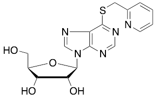6-(2-Pyridylmethylthio)-9-beta-D-ribofuranosyl-9H-purine