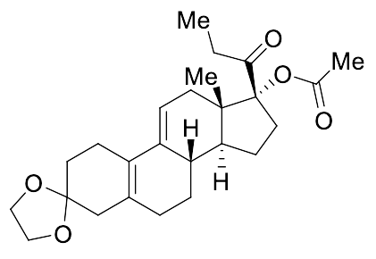 (17alpha)​-Cyclic 3-​(1,​2-​Ethanediyl Acetal) ​17-​(Acetyloxy)​-​17-​(1-​oxopropyl)​-estra-​5(10)​,​9(11)​-​dien-​3-​one