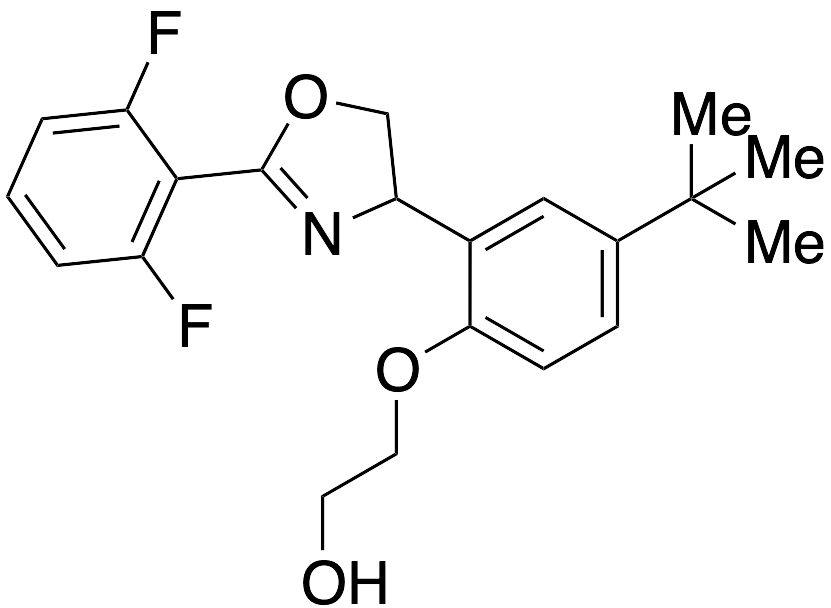 4-[4-Tert-butyl-2-(2-hydroxyethoxy)phenyl]-2-(2,6-difluorophenyl)-4,5-dihydrooxazole