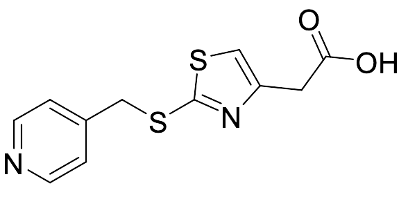 {2-[(Pyridin-4-ylmethyl)thio]-1,3-thiazol-4-yl}acetic Acid