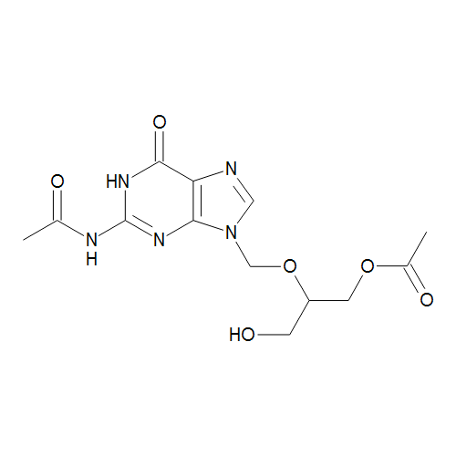 2-[[2-(Acetylamino)-6-oxo-1,6-dihydro-9H-purin-9-yl]methoxy]-3-hydroxypropyl Acetate