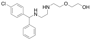 2-(2-((2-(((4-Chlorophenyl)(phenyl)methyl)amino)ethyl)amino)ethoxy)ethanol