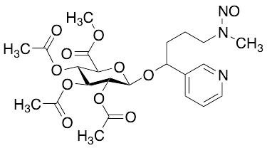 4-(Methylnitrosamino)-1-(3-pyridyl)-1-butanol O-2,3,4-Tri-O-acetyl-beta-D-glucuronic Acid Methyl Ester