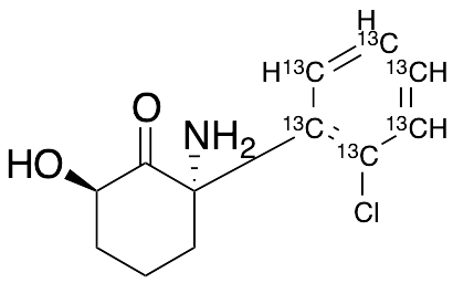 (2S,6R)-(-)-Hydroxynorketamine- 13C6