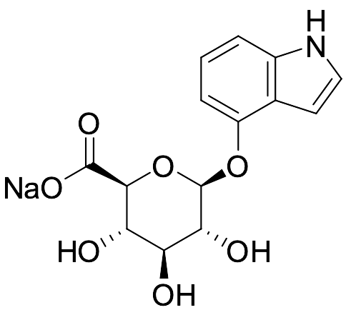 4-Hydroxyindole O-b-D-Glucuronide Sodium Salt