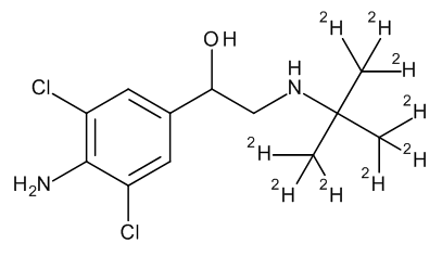 (±)-Clenbuterol D9 (trimethyl D9) - CAS No. 129138-58-5 (±)-Clenbuterol D9 (trimethyl D9)