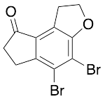 4,5-Dibromo-1,2,6,7-tertahydro-8H-indeno[5,4-b]furan-8-one