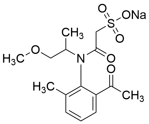 2-[(2-Acetyl-6-methylphenyl)(2-methoxy-1-methylethyl)amino]-2-oxo-ethanesulfonic Acid Sodium