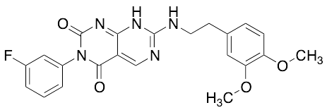7-[[2-(3,4-Dimethoxyphenyl)ethyl]amino]-3-(3-fluorophenyl)pyrimido[4,5-d]pyrimidine-2,4(1H,3H)-dione