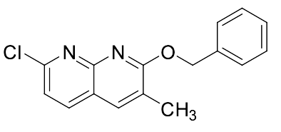 7-Chloro-3-methyl-2-(phenylmethoxy)-1,8-naphthyridine