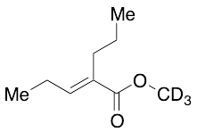 (E/Z)-2-Propyl-2-pentenoic Acid Methyl Ester-d3