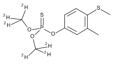Fenthion D6 (O,O-dimethyl D6) 100 µg/mL in Acetone - CAS No. 1189662-83-6 Fenthion D6 (O,O-dimethyl D6) 100 µg/mL in Acetone