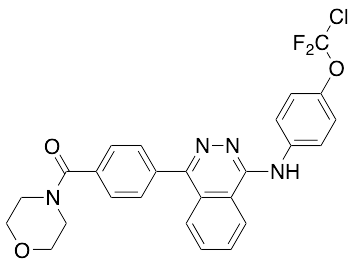 (4-(4-((4-(Chlorodifluoromethoxy)phenyl)amino)phthalazin-1-yl)phenyl)(morpholino)methanone