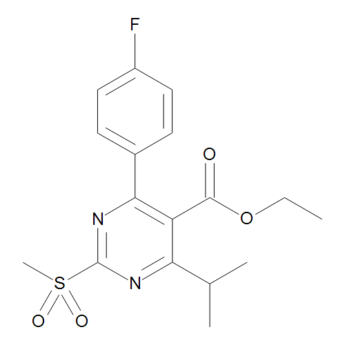 Ethyl 4-(4-Fluorophenyl)-6-isopropyl-2-methylsulfonylpyrimidine-5-carboxylate