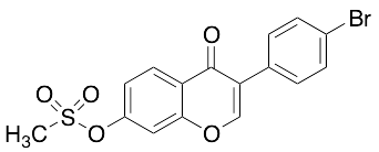 3-(4-Bromophenyl)-4-oxo-4H-chromen-7-yl methanesulfonate