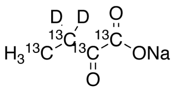 alpha-Ketobutyric Acid-13C4,d2 Sodium Salt