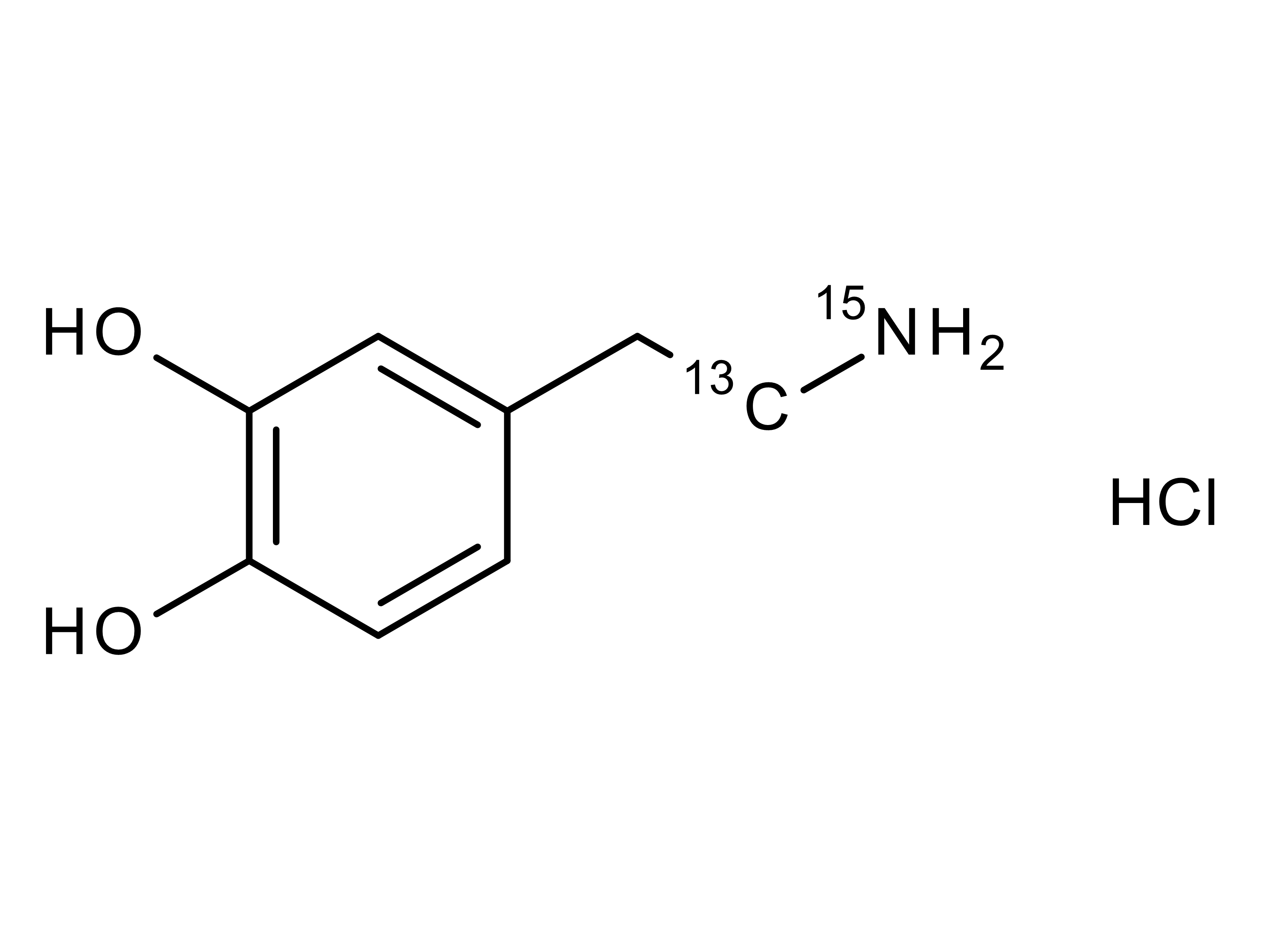 2-(3,4-Dihydroxyphenyl)ethyl-1-13C-amine-15N HCl