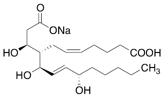 Sodium (3S,4S,5R,8S,E)-4-((Z)-6-Carboxyhex-2-en-1-yl)-3,5,8-trihydroxytridec-6-enoate