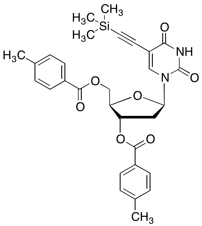 2'-Deoxy-5-[2-(trimethylsilyl)ethynyl]-uridine 3',5'-Bis(4-methylbenzoate)