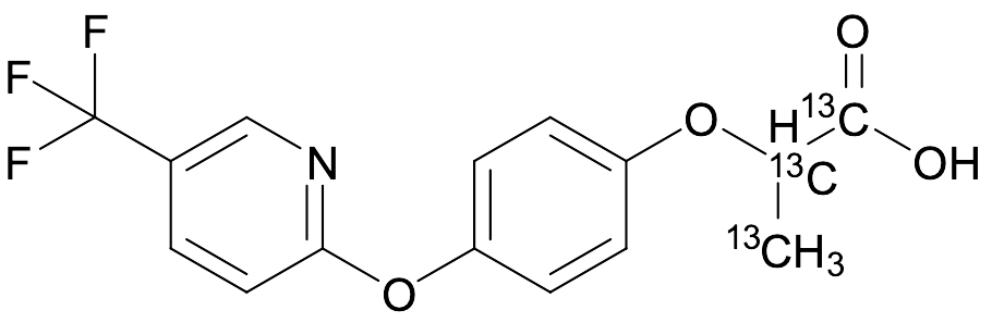 (±)-Fluazifop-13C3