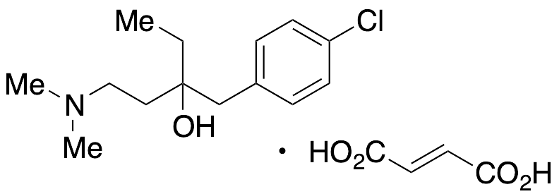 3-(4-Chlorobenzyl)-1-(dimethylamino)pentan-3-ol Fumarate
