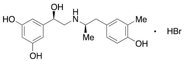 (1RS)-1-(3,5-Dihydroxyphenyl)2-[[(1RS)-2-(4-hydroxy-3-methylphenyl)-1-methylethyl]aminoethanol Hydrobromide