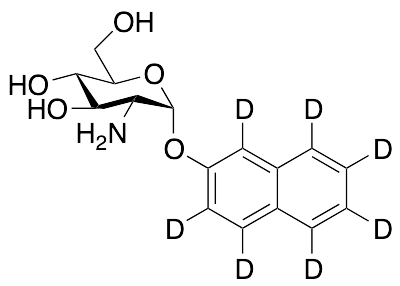 2-Amino-2-Deoxy-1-Alpha-(2-Naphthyl-1,3,4,5,6,7,8-d7)-Glucopyranoside