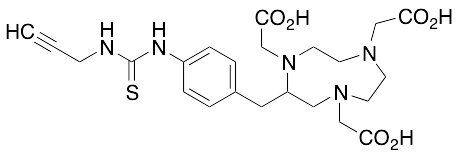 Propargylthioureidobenzyl NOTA