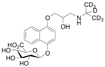 rac 4-Hydroxy Propranolol-d7 β-D-Glucuronide