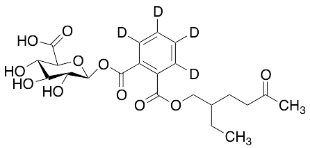 Mono(2-ethyl-5-oxo-hexyl) Phthalate (phenyl-d4) Glucuronide