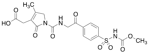 Des(4-methylcyclohexyl)carbamoyl N-Methoxycarbonyl-2-Oxo-glimepiride Carboxylate