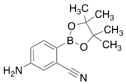 5-Amino-2-(4,4,5,5-tetramethyl-1,3,2-dioxaborolan-2-yl)benzonitrile