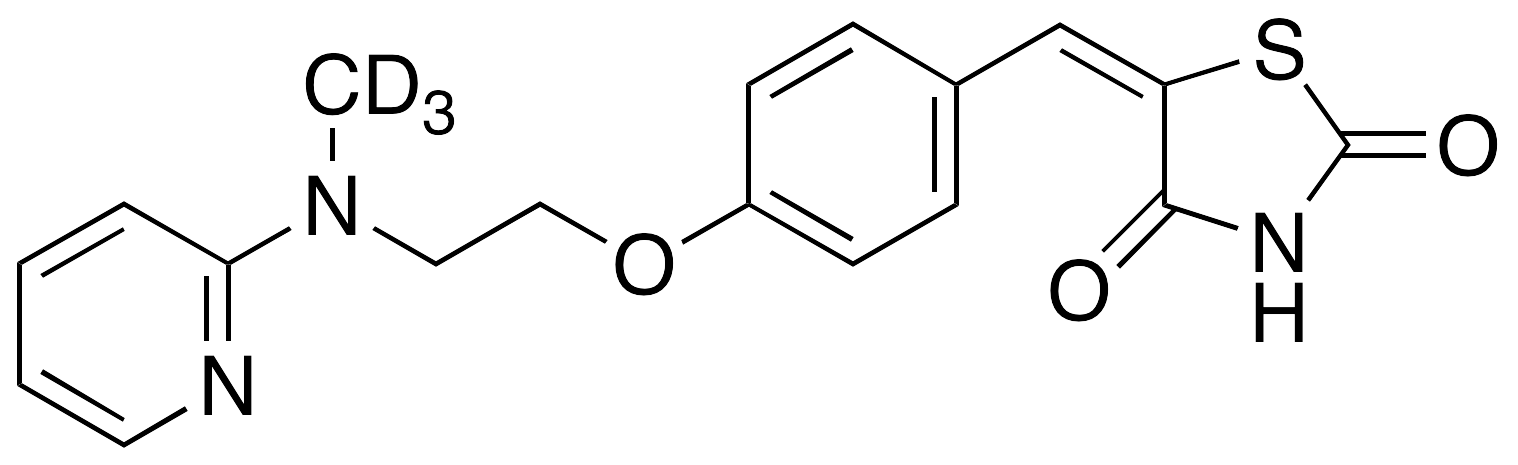 5-[4-[2-((Methyl-d3)pyridin-2-ylamino)ethoxy]benzylidene]thiazolidine-2,4-dione