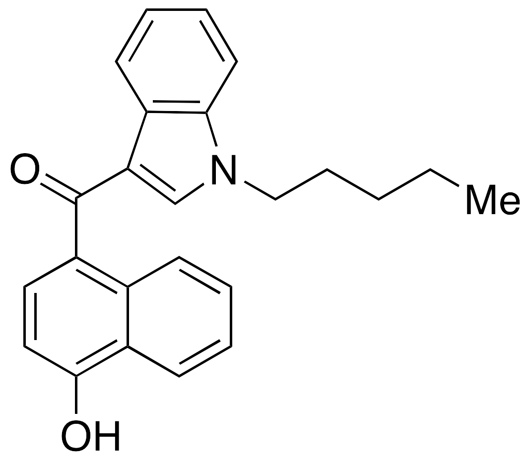 (4-Hydroxy-1-naphthalenyl)(1-pentyl-1H-indol-3-yl)methanone