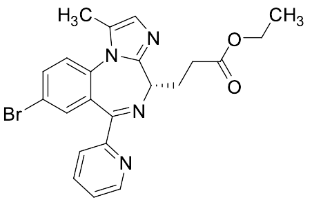 (S)-Ethyl 3-(8-Bromo-1-methyl-6-(pyridin-2-yl)-4Hbenzo[f]imidazo[1,2-a][1,4]diazepin-4-yl)propionate