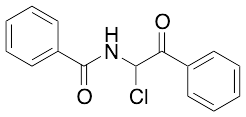 N-(1-Chloro-2-oxo-2-phenylethyl)benzamide