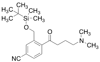 3-(((tert-Butyldimethylsilyl)oxy)methyl)-4-(4-(dimethylamino)butanoyl)benzonitrile