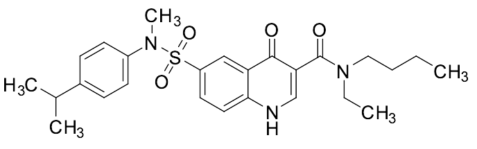 N-butyl-N-ethyl-6-(N-(4-isopropylphenyl)-N-methylsulfamoyl)-4-oxo-1,4-dihydroquinoline-3-carboxamide
